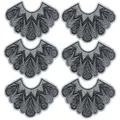 Applique d’encolure éventail noir — 4