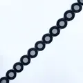 Black & gold circle trim — 1