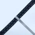 Bordure de dentelle volutes noires — 2