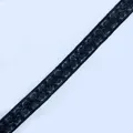 Bordure de dentelle volutes noires — 1