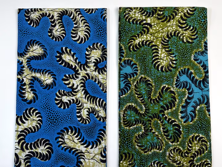 Wax roues solaires bleues et vertes — Bleu, vert et doré
