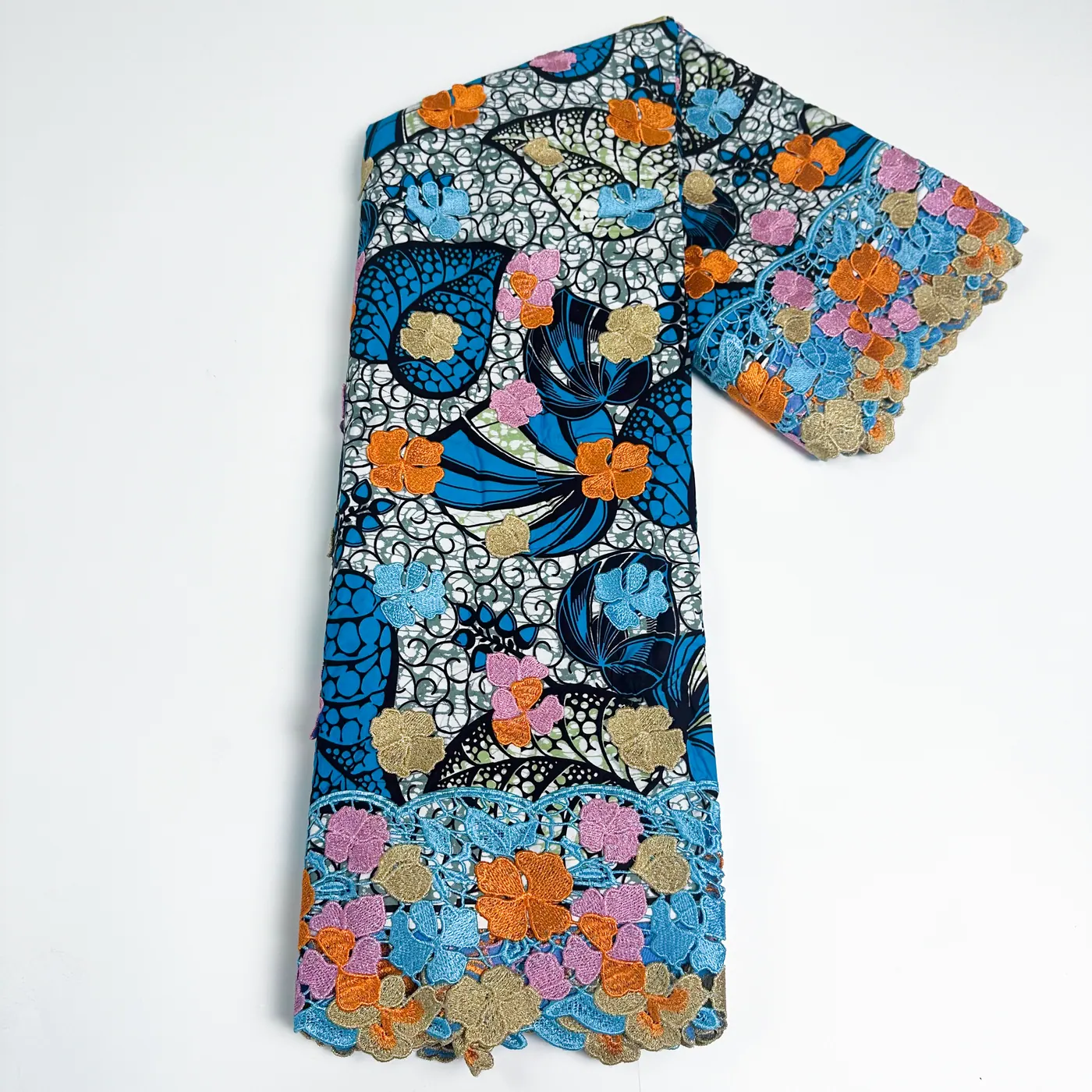 Estampado jardim azul