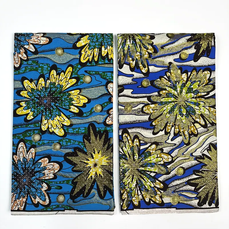 Wax com estrelas azuis e amarelas — Azul, amarelo e preto