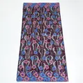 Burgundy floral stripe — 1