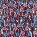 Burgundy floral stripe — 2