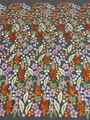 Hastes de flores silvestres · tecido bordado — H074 — 1