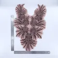 Applique d’encolure botanique rose — 14