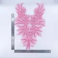 Applique d’encolure botanique rose — 7