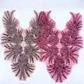 Applique d’encolure botanique rose — 16
