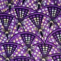 Wax treillis violet — 2