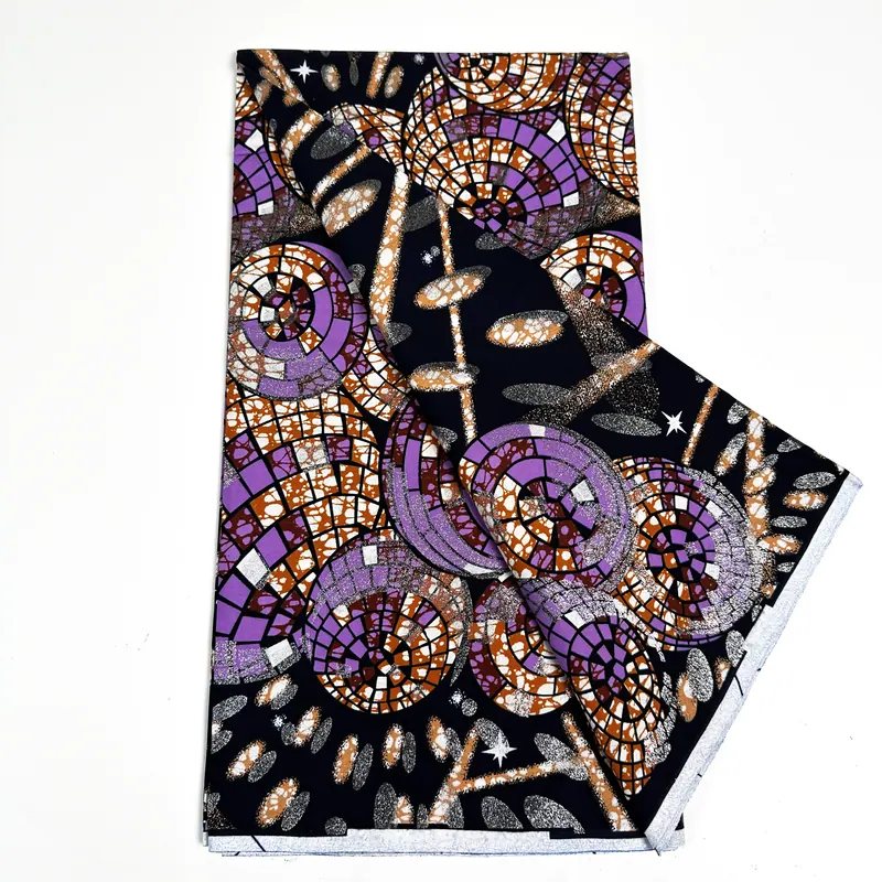 Wax com medalhões violetas — Violeta, dourado e preto