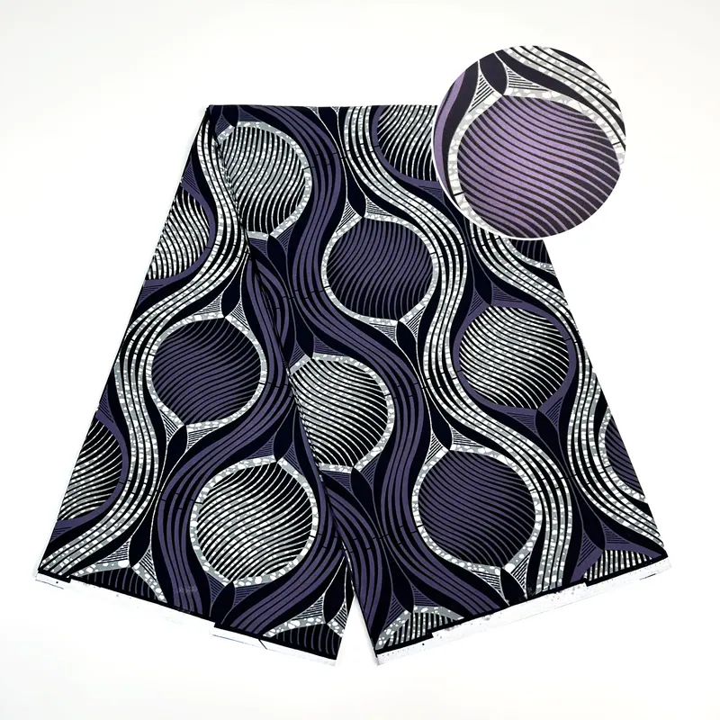 Wax com ondas violetas — Violeta, marfim e preto