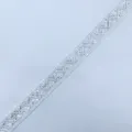 Galon géométrique blanc — 1