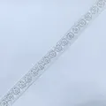 Galon de dentelle pétales blancs — 1